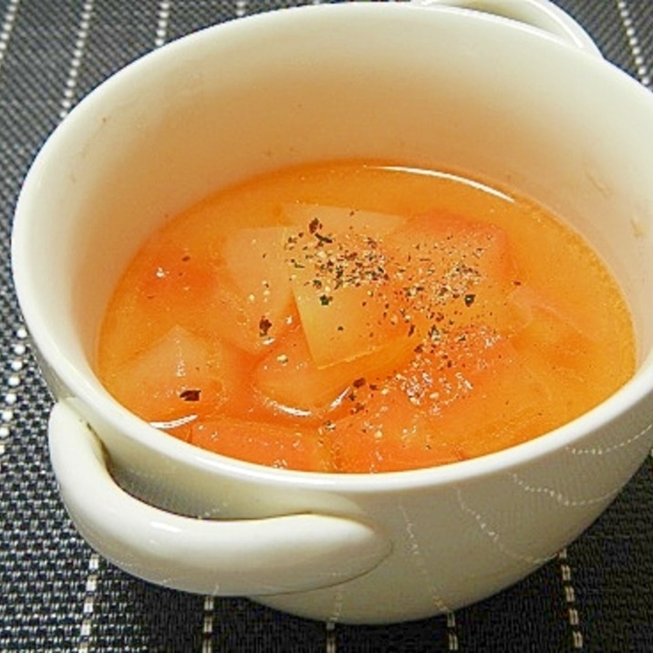 スイカの白い皮で中華スープ レシピ 作り方 By あず 楽天レシピ スイカの白い皮で中華スープ レシピ 作り方 By あず 楽天レシピ